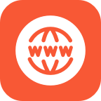 域名注册服务相关图标和流程示意