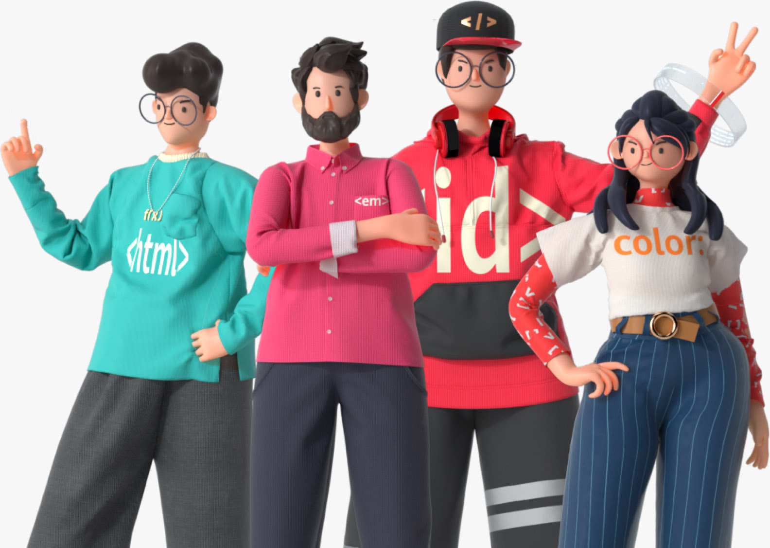 使用 AWS 云服务的人群示例